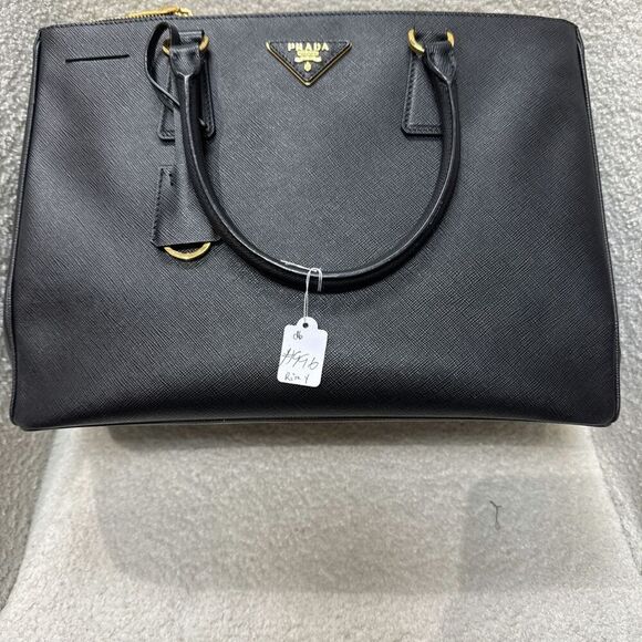 Prada Tote Handbag Color Black - Picture 1 of 11